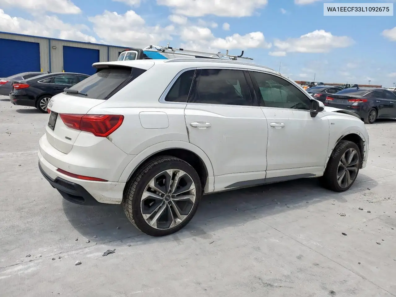 2020 Audi Q3 Premium Plus S-Line VIN: WA1EECF33L1092675 Lot: 61617965