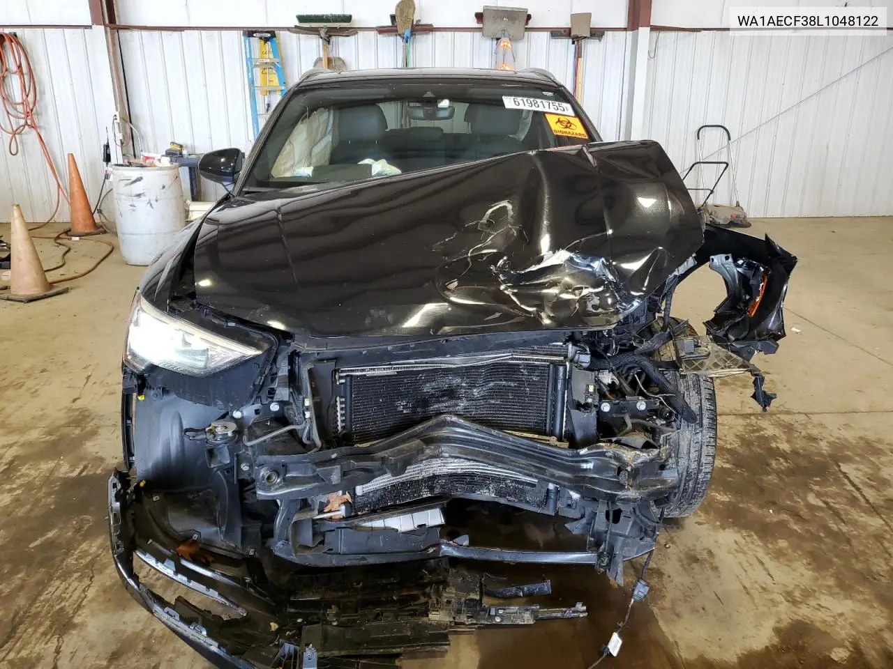 2020 Audi Q3 Premium VIN: WA1AECF38L1048122 Lot: 61981755