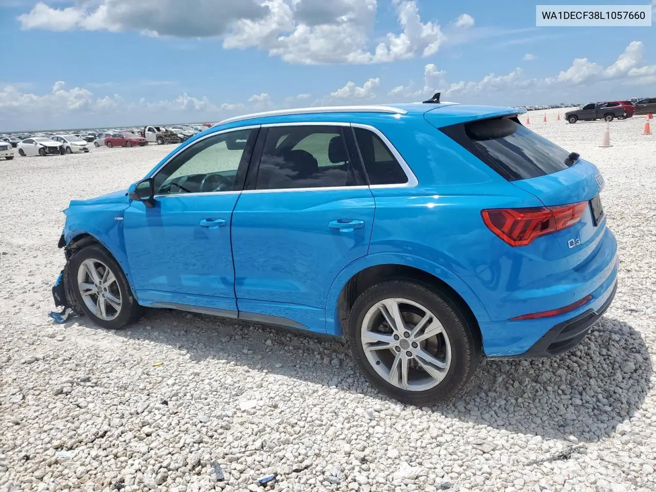2020 Audi Q3 Premium S Line VIN: WA1DECF38L1057660 Lot: 62148085