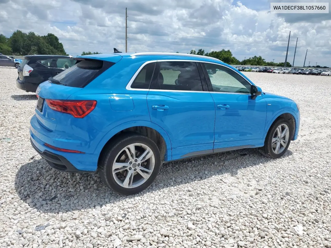 2020 Audi Q3 Premium S Line VIN: WA1DECF38L1057660 Lot: 62148085