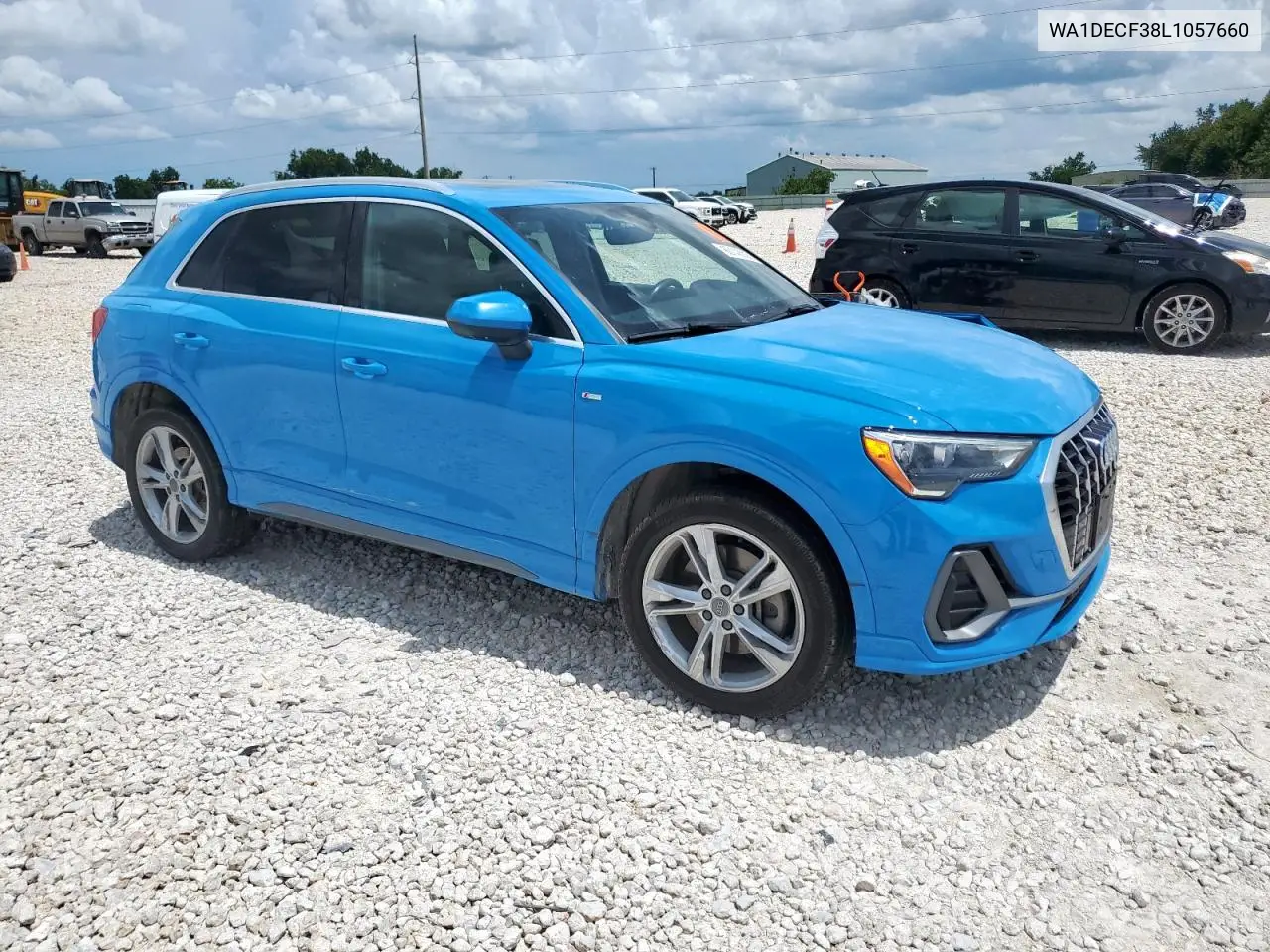 2020 Audi Q3 Premium S Line VIN: WA1DECF38L1057660 Lot: 62148085
