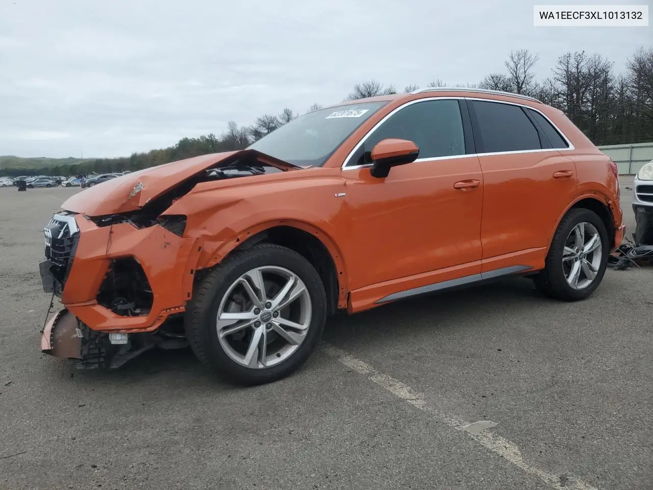 2020 Audi Q3 Premium Plus S-Line VIN: WA1EECF3XL1013132 Lot: 62201675
