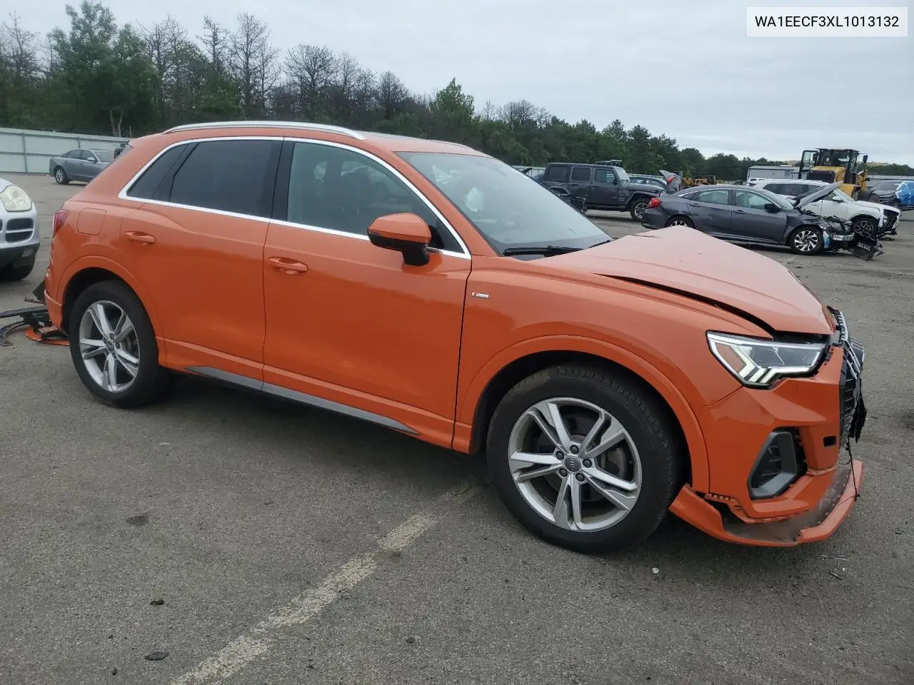 2020 Audi Q3 Premium Plus S-Line VIN: WA1EECF3XL1013132 Lot: 62201675