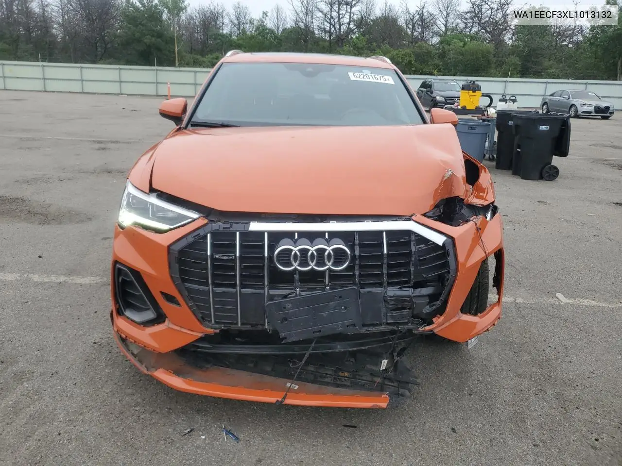 2020 Audi Q3 Premium Plus S-Line VIN: WA1EECF3XL1013132 Lot: 62201675