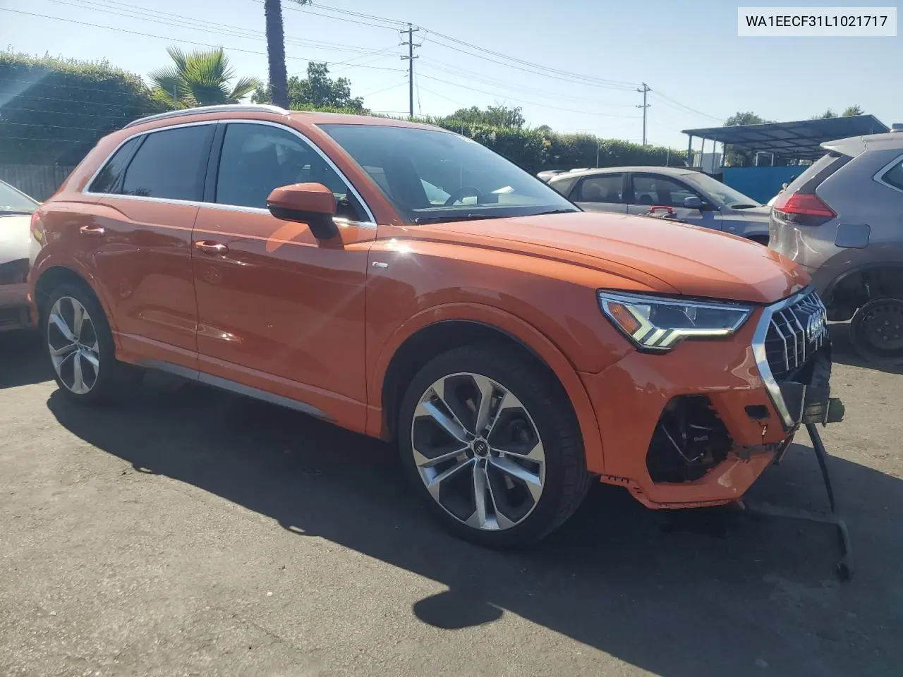 2020 Audi Q3 Premium Plus S-Line VIN: WA1EECF31L1021717 Lot: 62613915