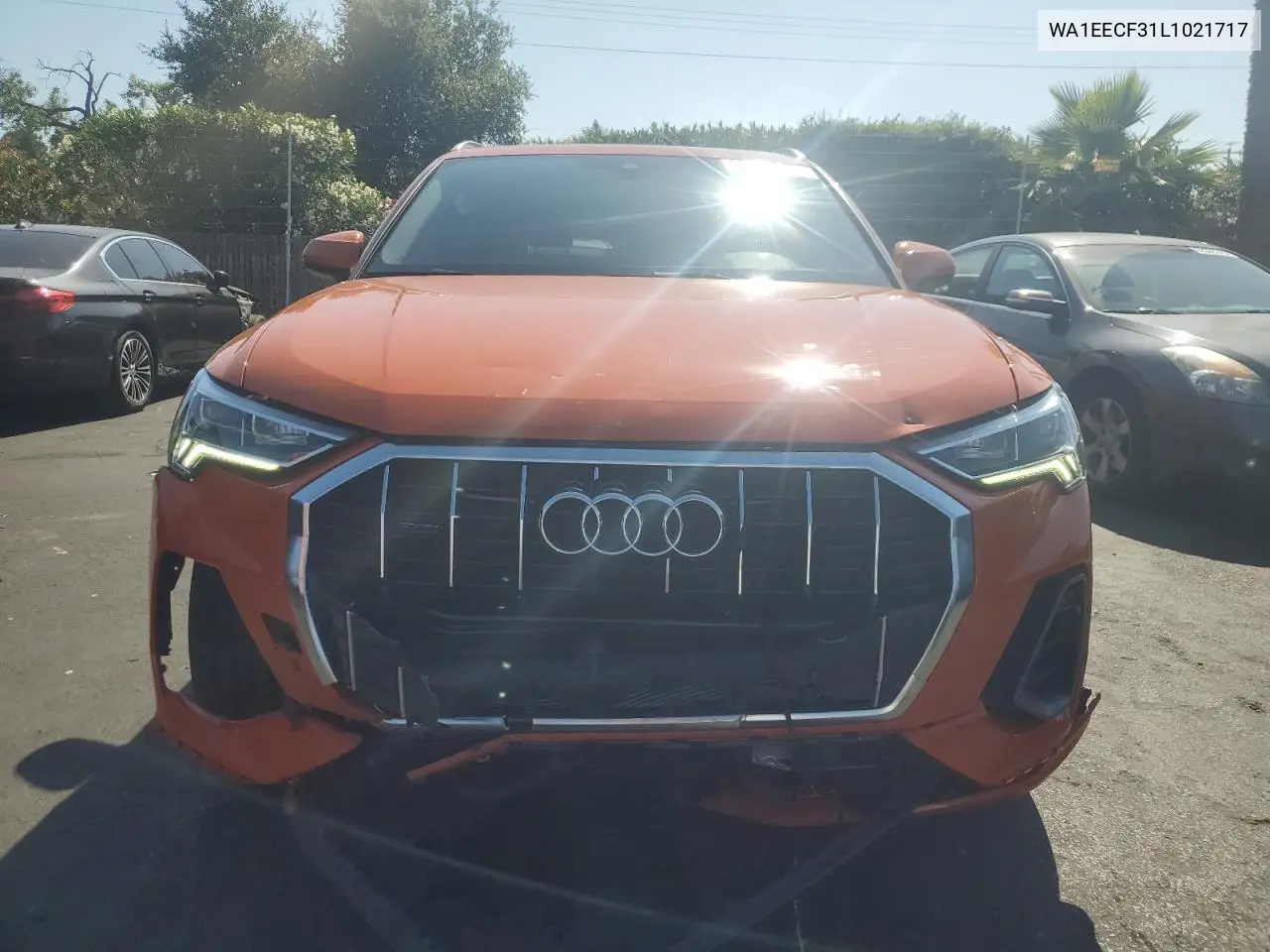 2020 Audi Q3 Premium Plus S-Line VIN: WA1EECF31L1021717 Lot: 62613915
