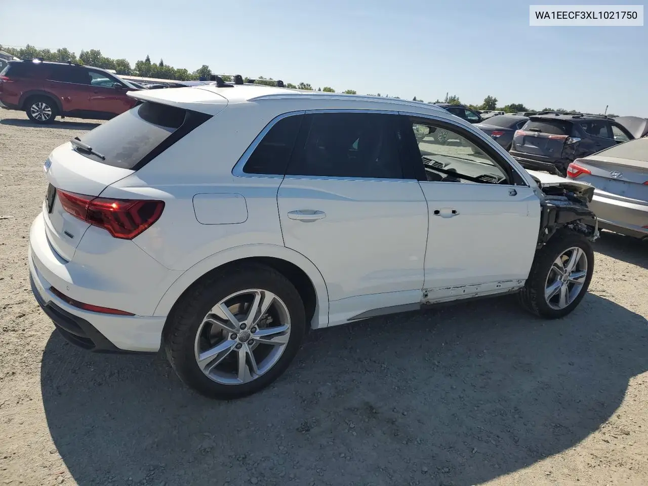2020 Audi Q3 Premium Plus S-Line VIN: WA1EECF3XL1021750 Lot: 62696415