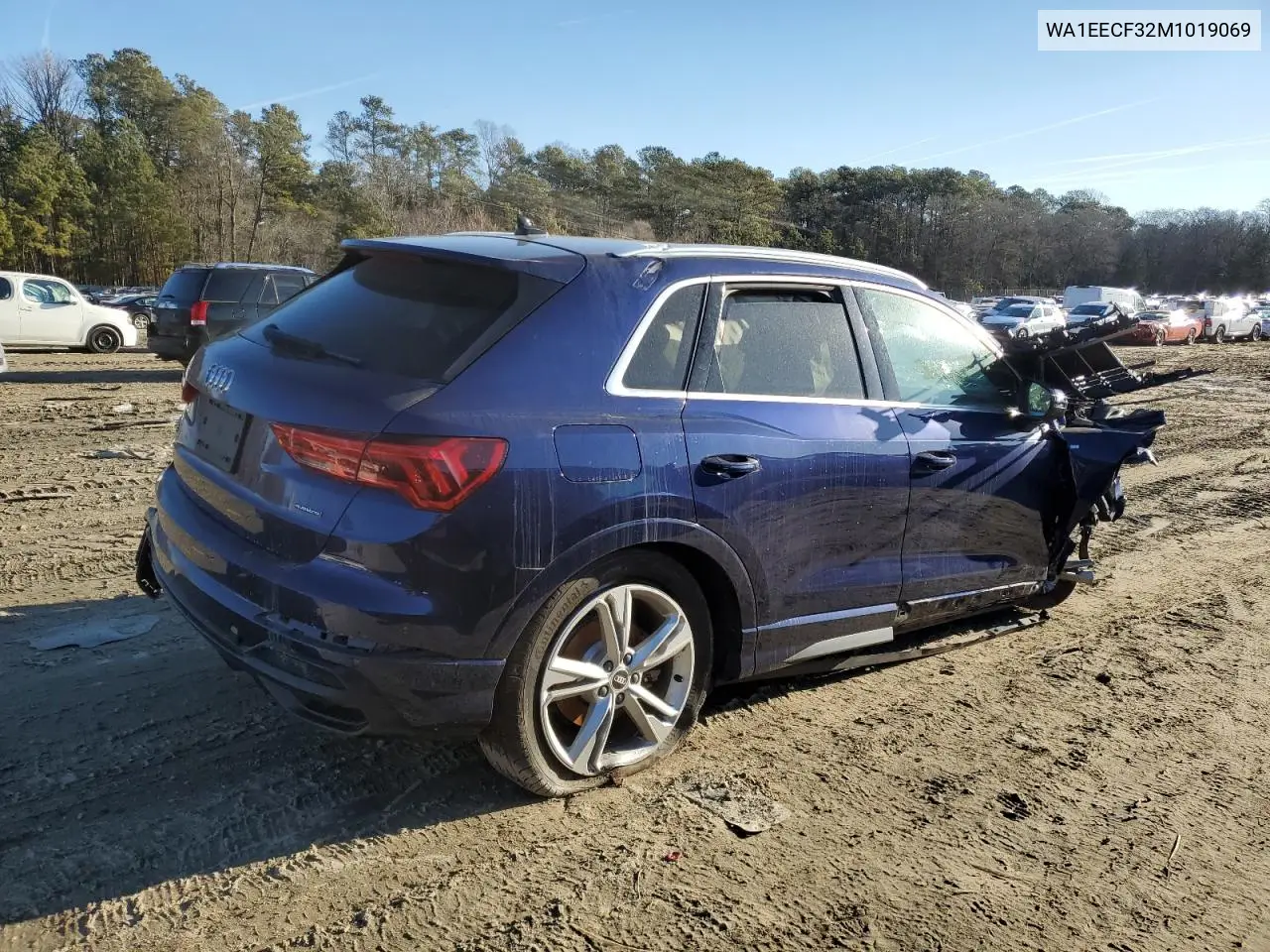 2021 Audi Q3 Premium Plus S Line 45 VIN: WA1EECF32M1019069 Lot: 42765475