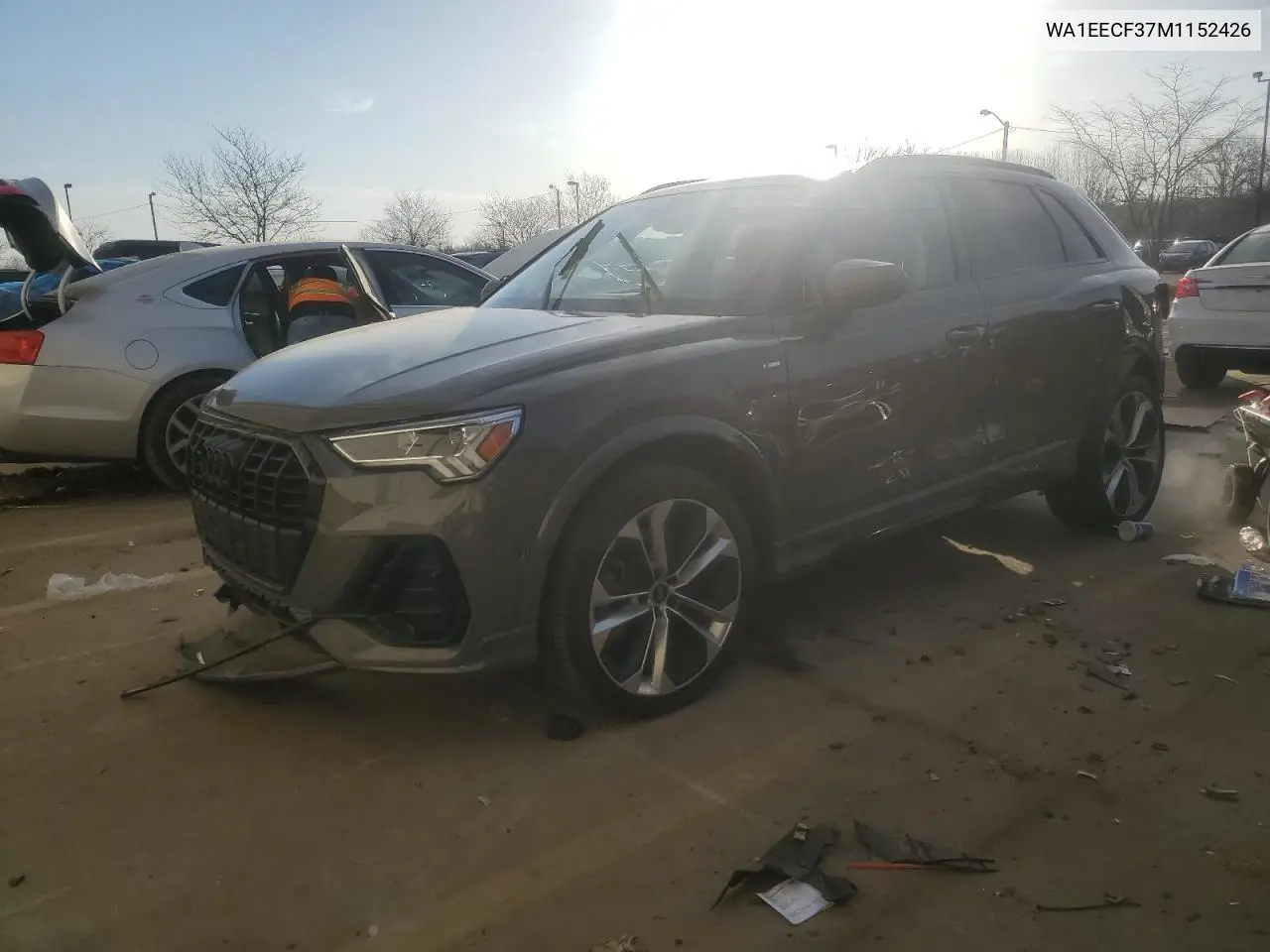 2021 Audi Q3 Premium Plus S Line 45 VIN: WA1EECF37M1152426 Lot: 49109575