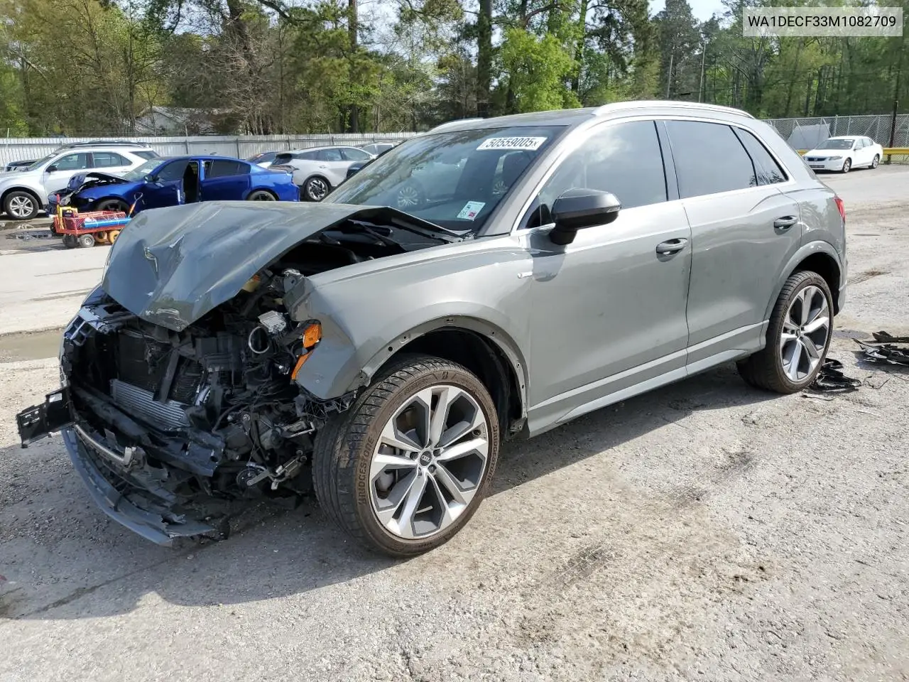 2021 Audi Q3 Premium S Line 45 VIN: WA1DECF33M1082709 Lot: 50559005