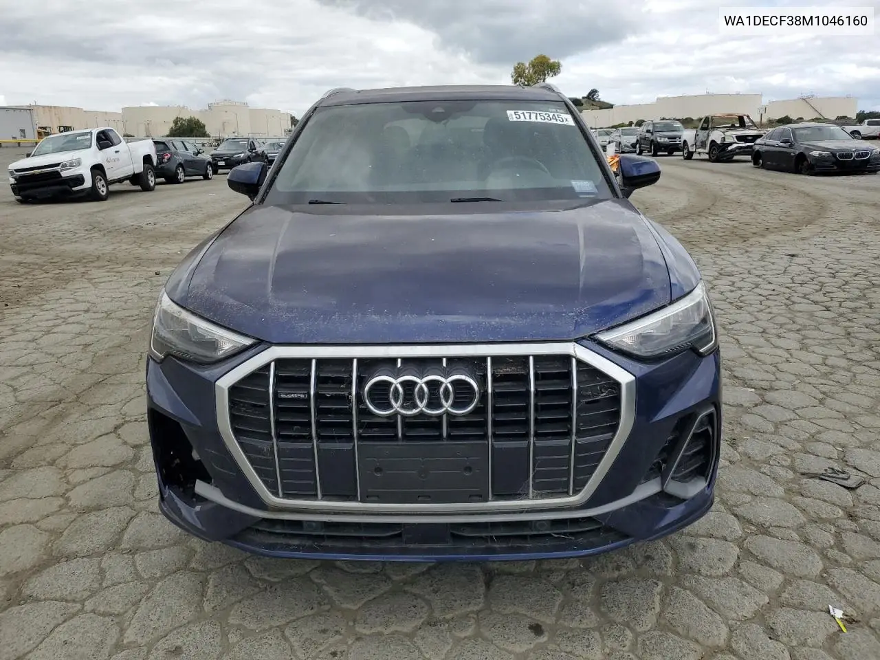 2021 Audi Q3 Premium S Line 45 VIN: WA1DECF38M1046160 Lot: 51775345