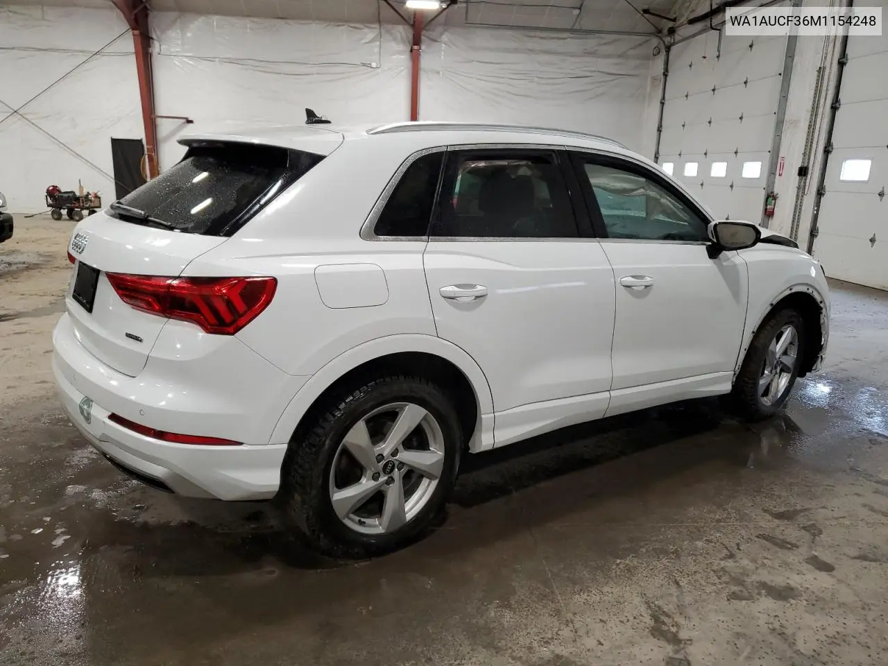 2021 Audi Q3 Premium 40 VIN: WA1AUCF36M1154248 Lot: 52740915