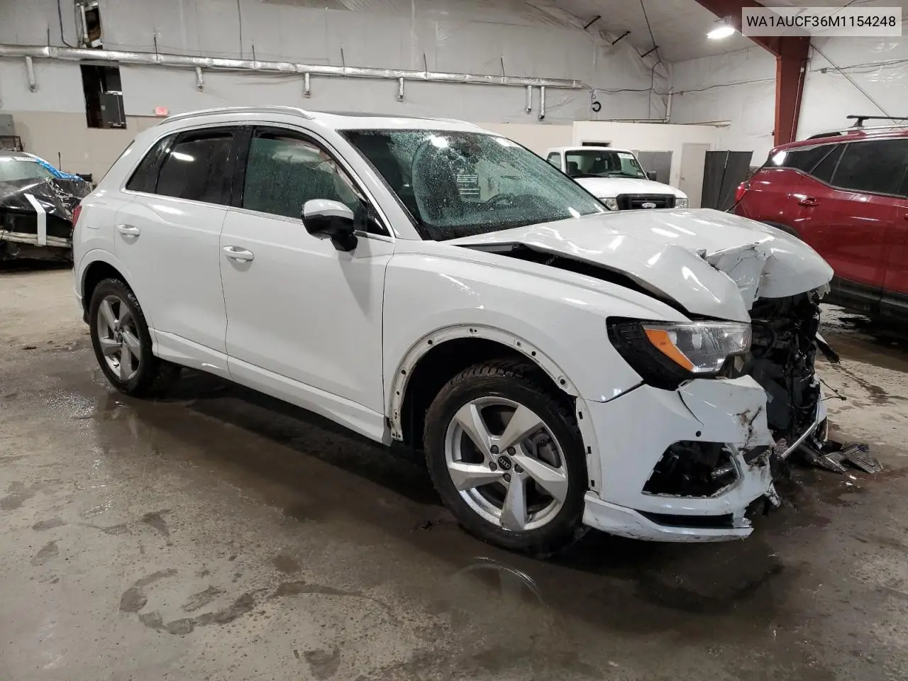 2021 Audi Q3 Premium 40 VIN: WA1AUCF36M1154248 Lot: 52740915