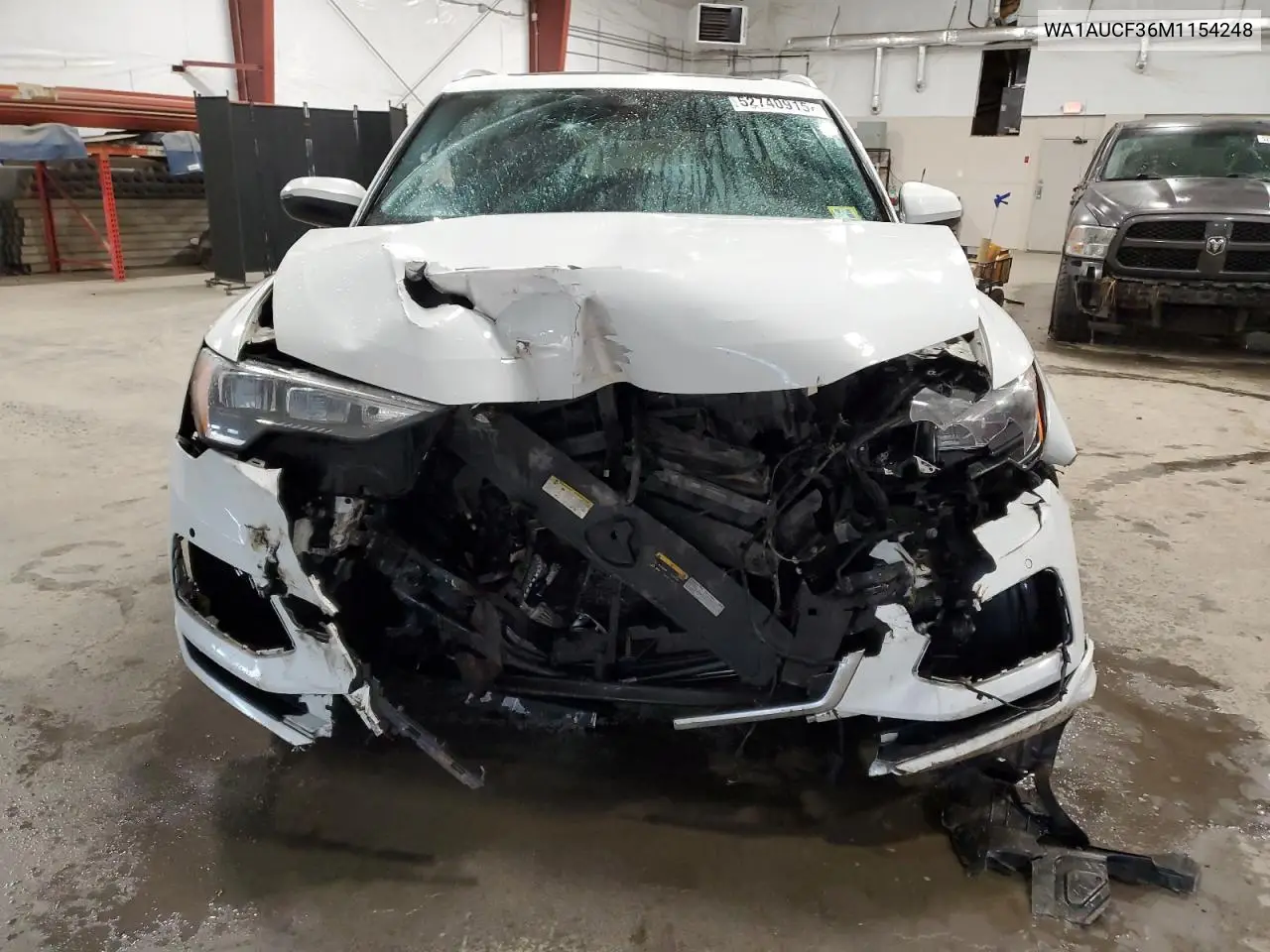 2021 Audi Q3 Premium 40 VIN: WA1AUCF36M1154248 Lot: 52740915