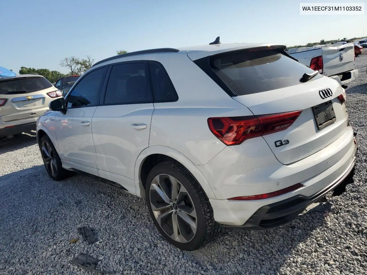 2021 Audi Q3 Premium Plus S Line 45 VIN: WA1EECF31M1103352 Lot: 53702785