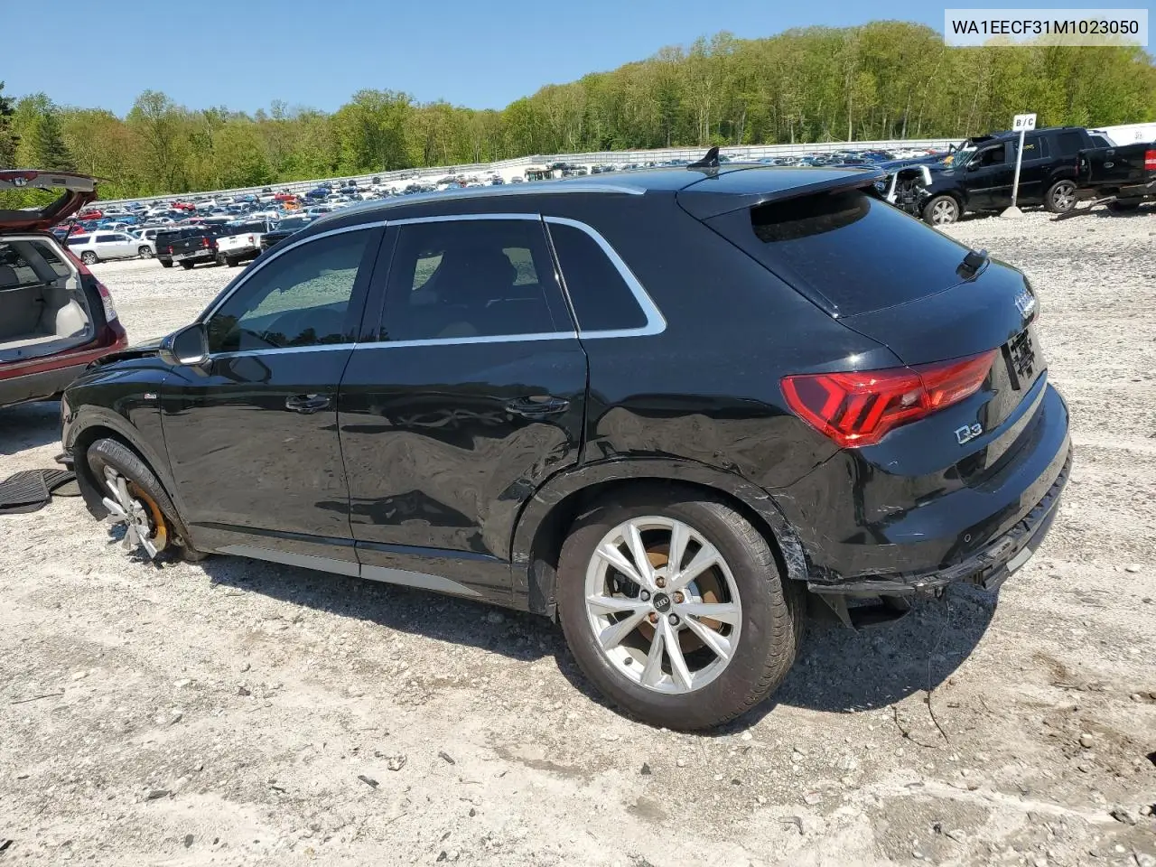 2021 Audi Q3 Premium Plus S Line 45 VIN: WA1EECF31M1023050 Lot: 56173295