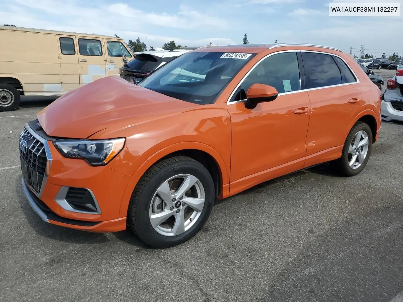 2021 Audi Q3 Premium 40 VIN: WA1AUCF38M1132297 Lot: 56234235