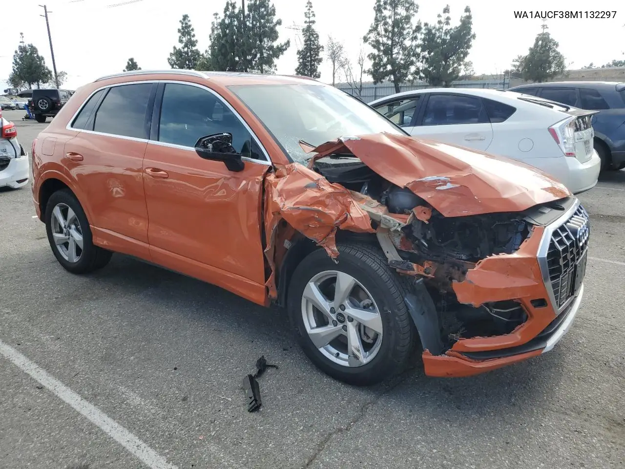 2021 Audi Q3 Premium 40 VIN: WA1AUCF38M1132297 Lot: 56234235