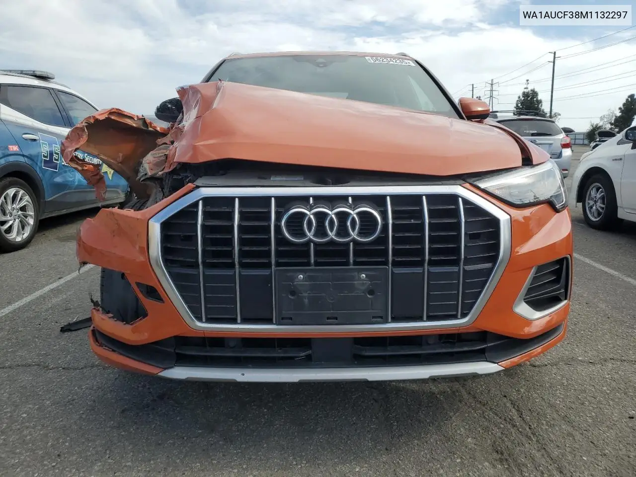 2021 Audi Q3 Premium 40 VIN: WA1AUCF38M1132297 Lot: 56234235