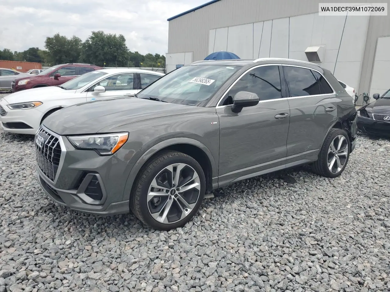 2021 Audi Q3 Premium S Line 45 VIN: WA1DECF39M1072069 Lot: 56298265
