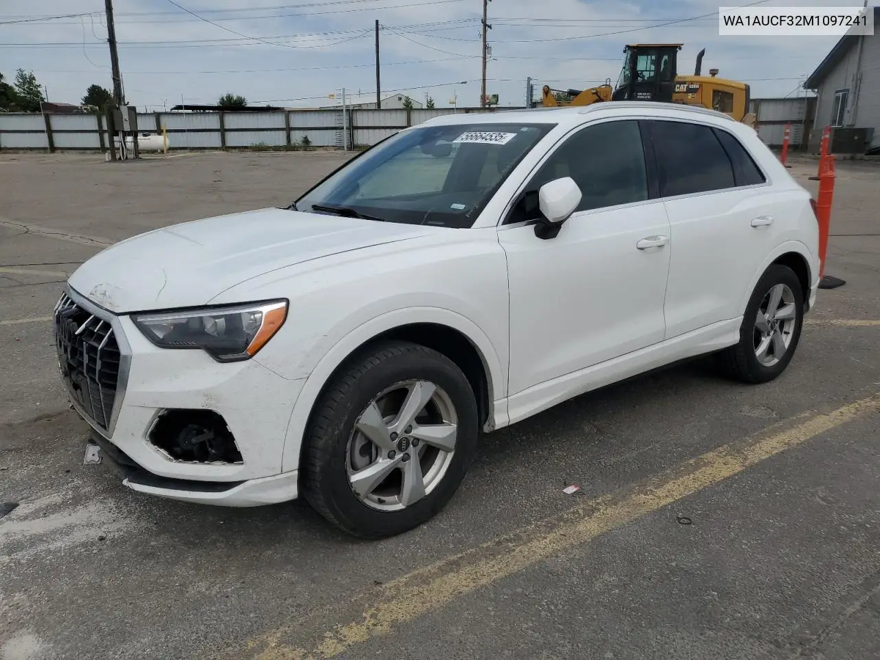 2021 Audi Q3 Premium 40 VIN: WA1AUCF32M1097241 Lot: 56664535