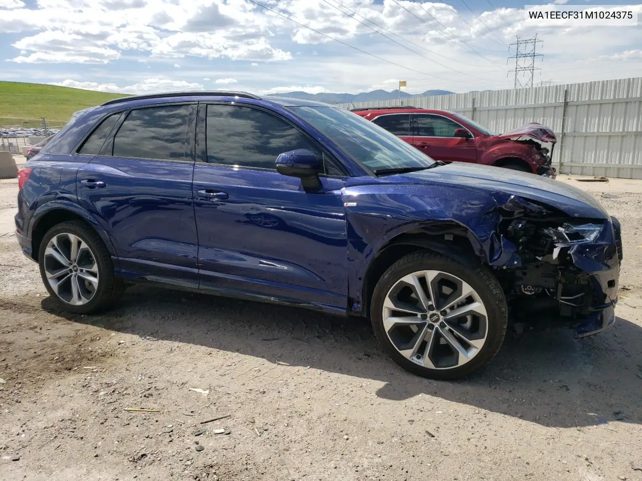 2021 Audi Q3 Premium Plus S Line 45 VIN: WA1EECF31M1024375 Lot: 56745675