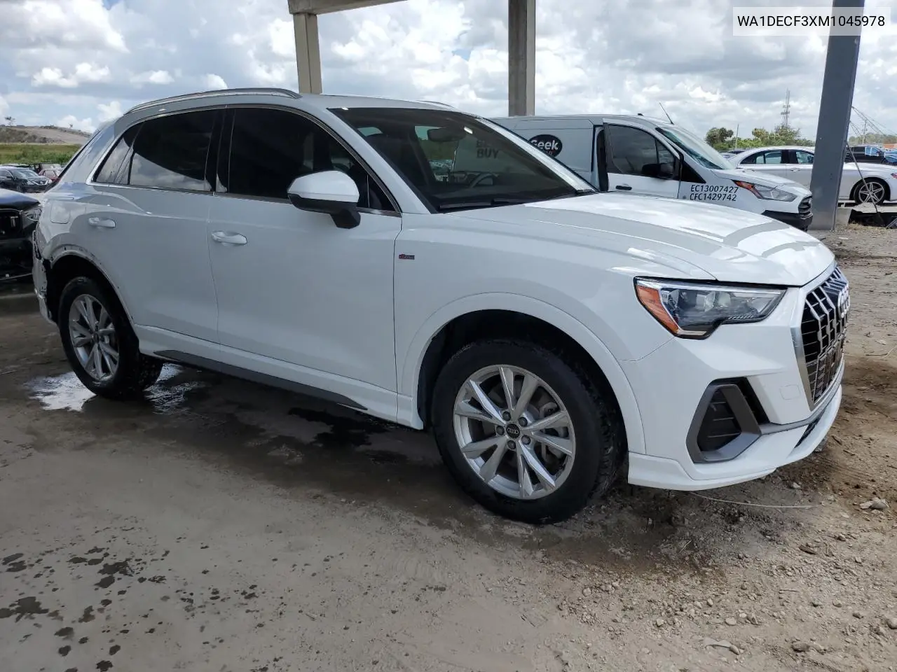 2021 Audi Q3 Premium S Line 45 VIN: WA1DECF3XM1045978 Lot: 59963385