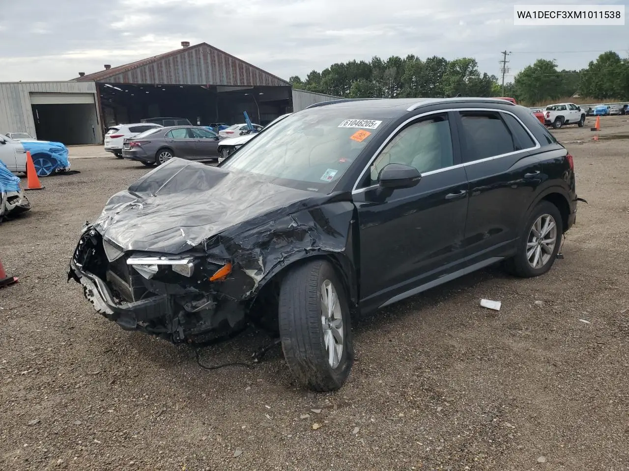 2021 Audi Q3 Premium S Line 45 VIN: WA1DECF3XM1011538 Lot: 61046205