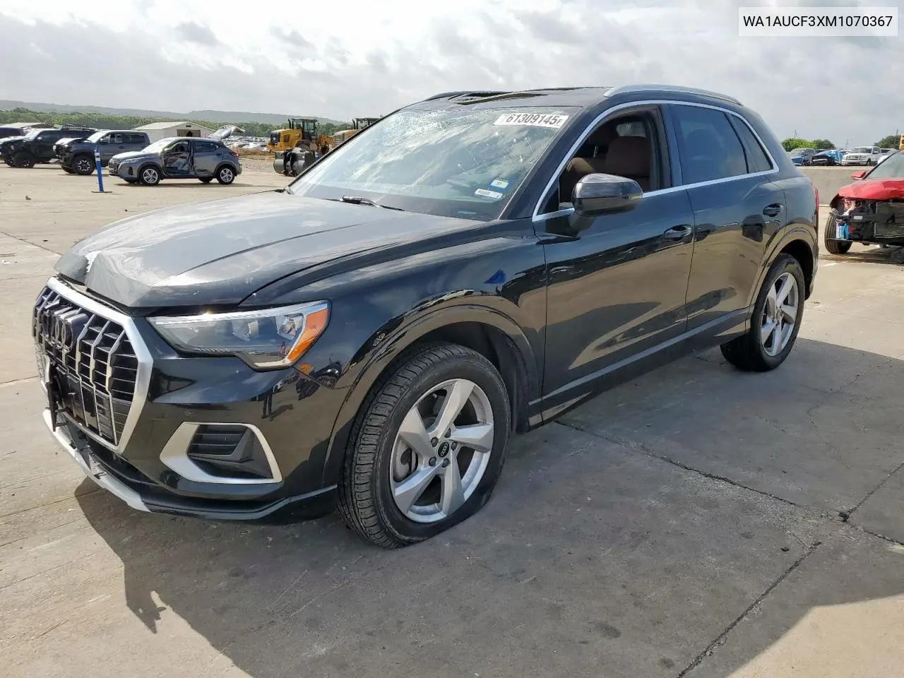 2021 Audi Q3 Premium 40 VIN: WA1AUCF3XM1070367 Lot: 61309145