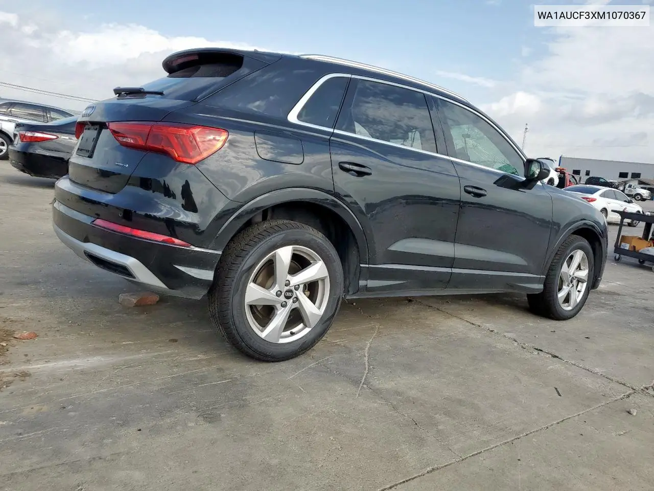 2021 Audi Q3 Premium 40 VIN: WA1AUCF3XM1070367 Lot: 61309145