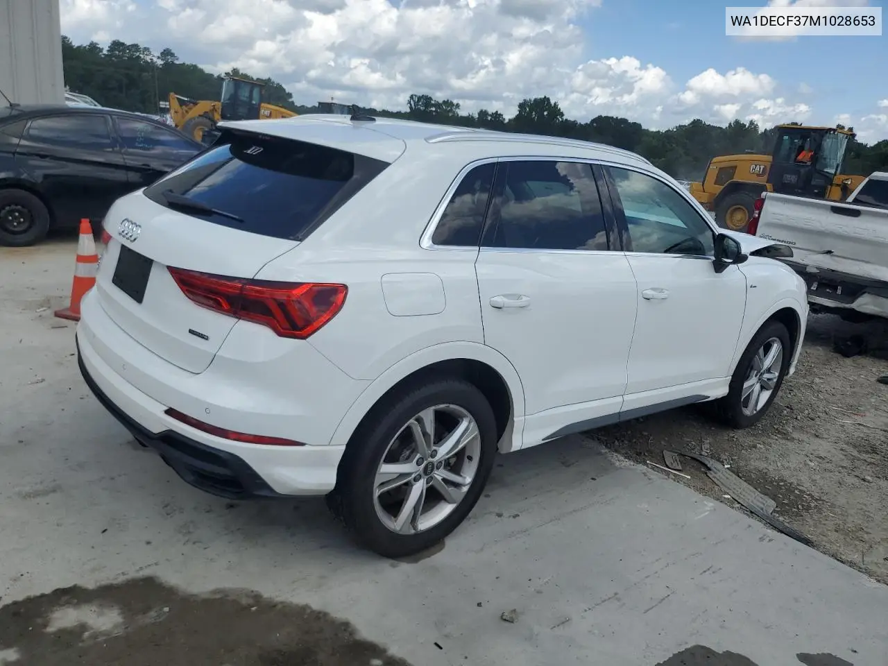 2021 Audi Q3 Premium S Line 45 VIN: WA1DECF37M1028653 Lot: 61348155