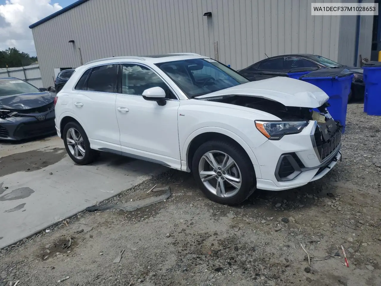 2021 Audi Q3 Premium S Line 45 VIN: WA1DECF37M1028653 Lot: 61348155