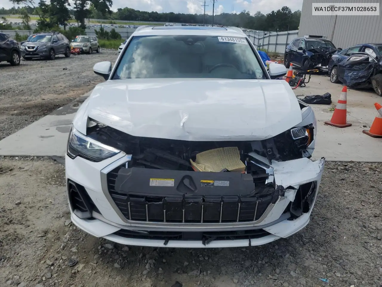 2021 Audi Q3 Premium S Line 45 VIN: WA1DECF37M1028653 Lot: 61348155