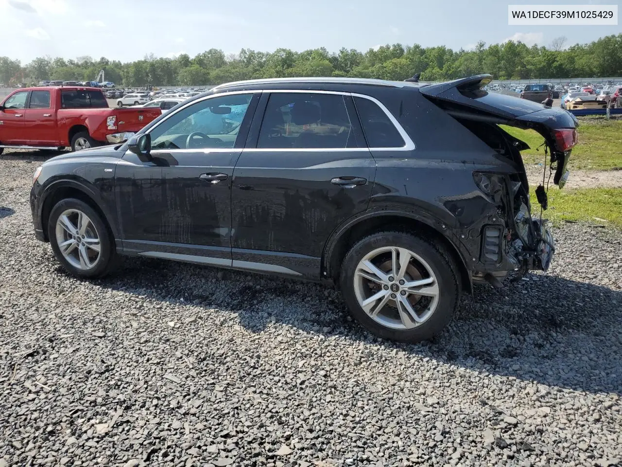 2021 Audi Q3 Premium S Line 45 VIN: WA1DECF39M1025429 Lot: 61477165