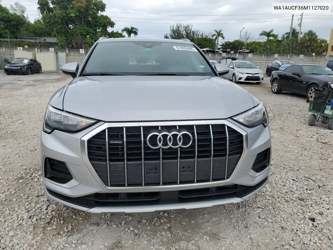 2021 Audi Q3 Premium 40 VIN: WA1AUCF36M1127020 Lot: 61835465