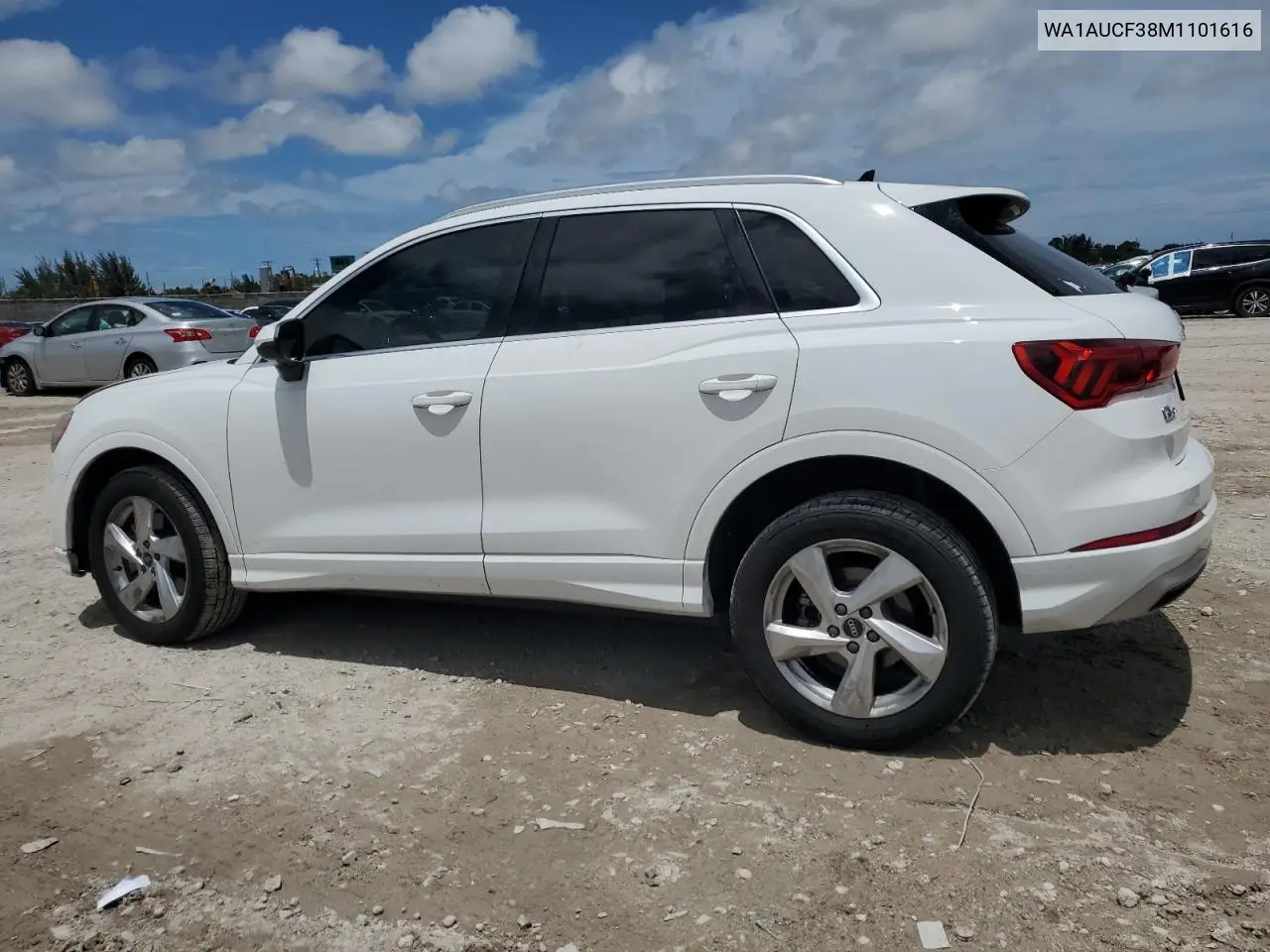2021 Audi Q3 Premium 40 VIN: WA1AUCF38M1101616 Lot: 62206775