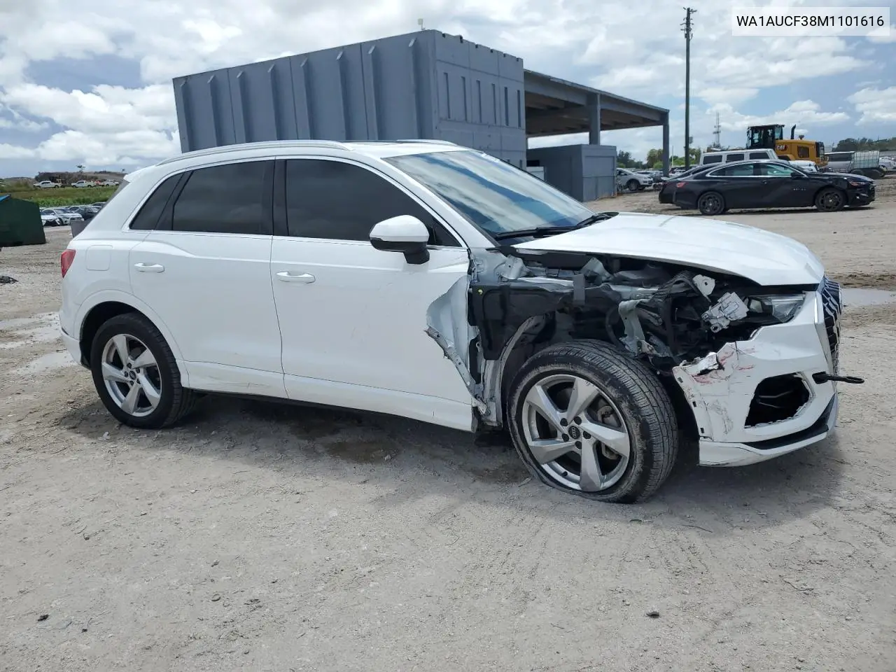 2021 Audi Q3 Premium 40 VIN: WA1AUCF38M1101616 Lot: 62206775