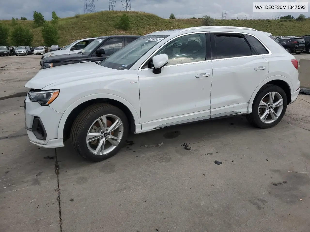 2021 Audi Q3 Premium S Line 45 VIN: WA1DECF30M1047593 Lot: 62394045