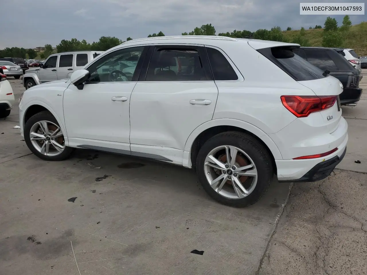 2021 Audi Q3 Premium S Line 45 VIN: WA1DECF30M1047593 Lot: 62394045