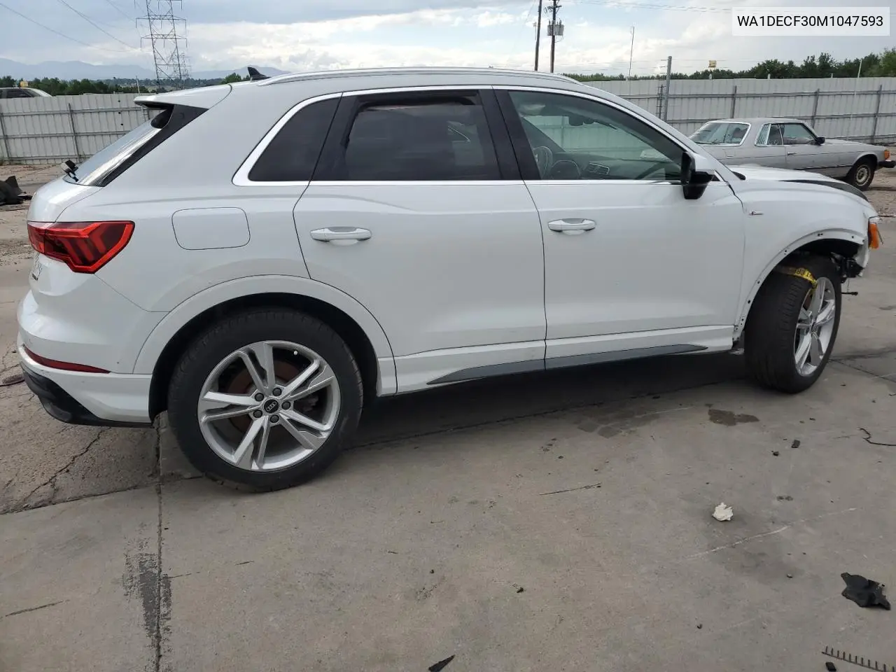 2021 Audi Q3 Premium S Line 45 VIN: WA1DECF30M1047593 Lot: 62394045