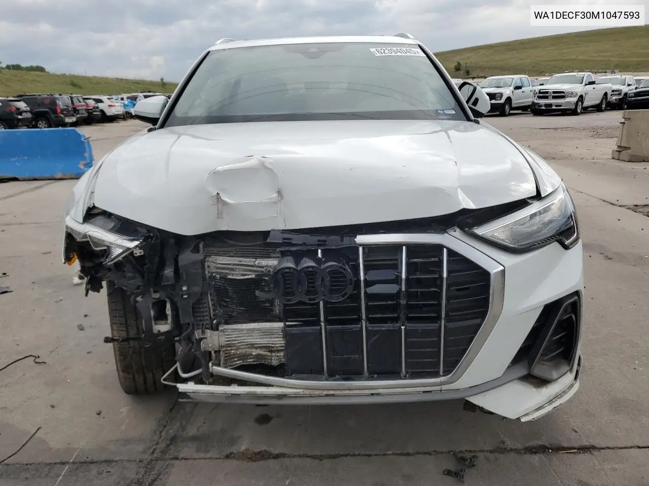 2021 Audi Q3 Premium S Line 45 VIN: WA1DECF30M1047593 Lot: 62394045