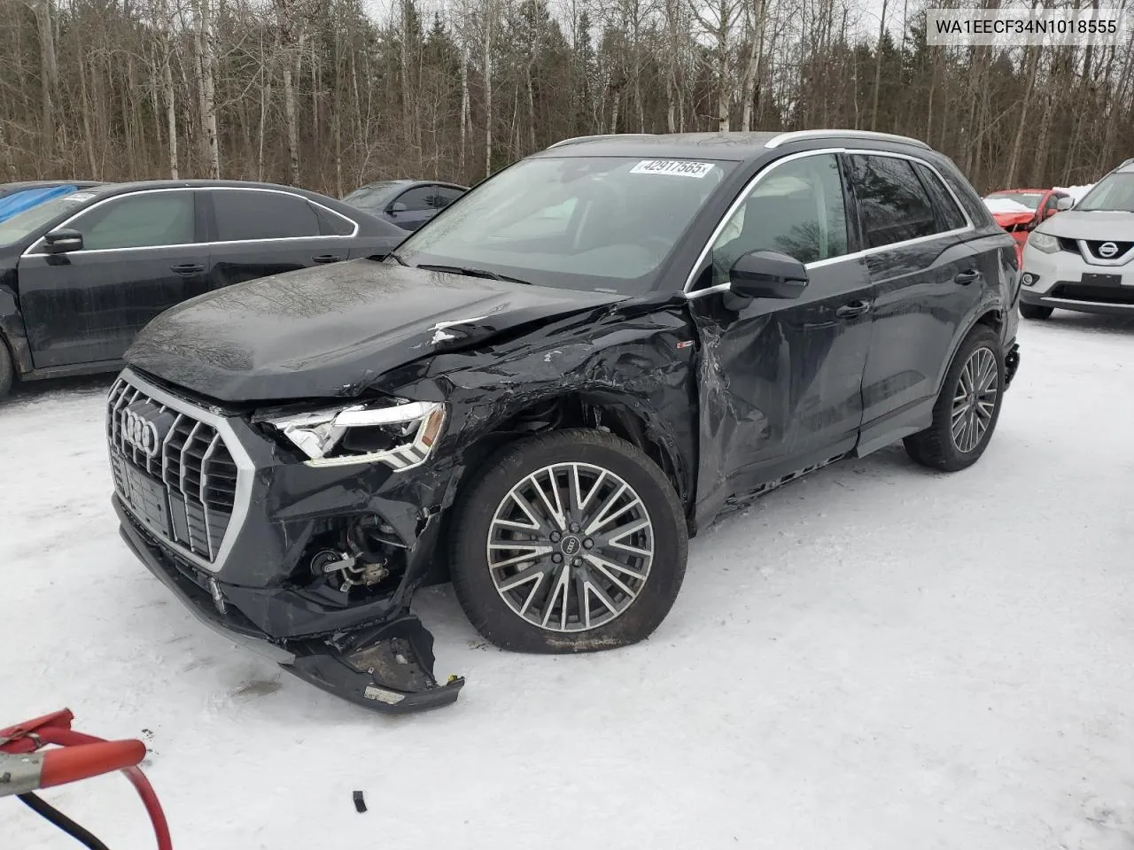 2022 Audi Q3 Premium Plus S Line 45 VIN: WA1EECF34N1018555 Lot: 42917565