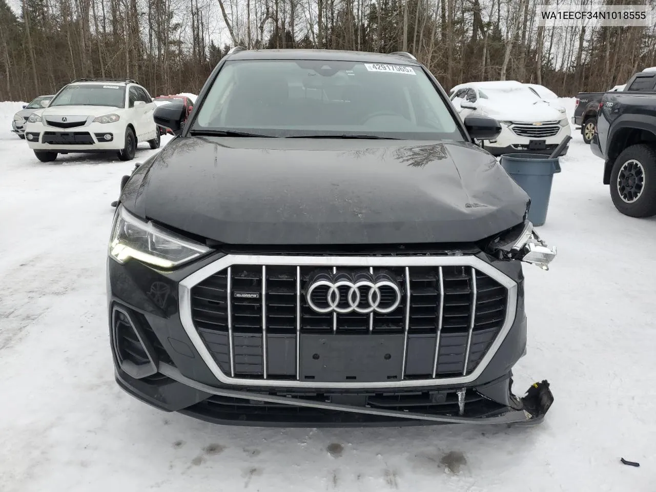2022 Audi Q3 Premium Plus S Line 45 VIN: WA1EECF34N1018555 Lot: 42917565