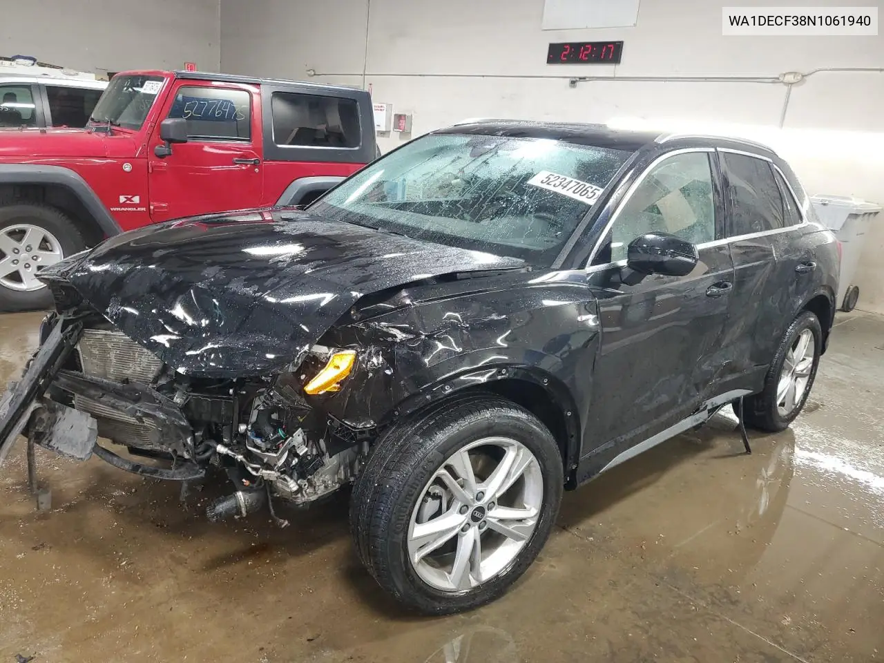 2022 Audi Q3 Premium S Line 45 VIN: WA1DECF38N1061940 Lot: 52347065