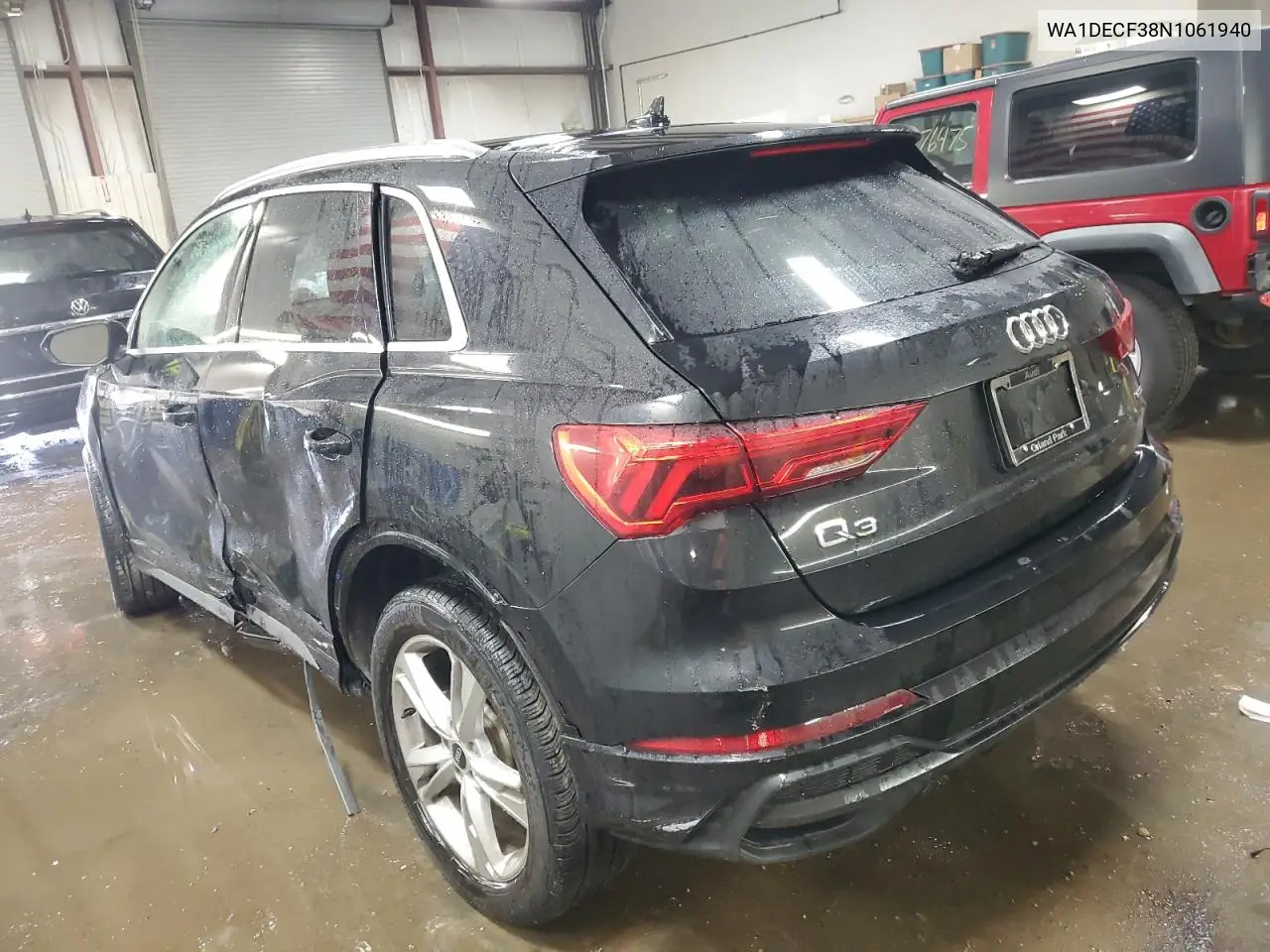 2022 Audi Q3 Premium S Line 45 VIN: WA1DECF38N1061940 Lot: 52347065