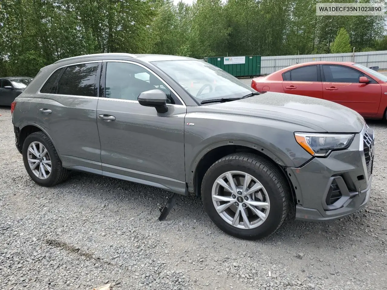 2022 Audi Q3 Premium S Line 45 VIN: WA1DECF35N1023890 Lot: 56764655
