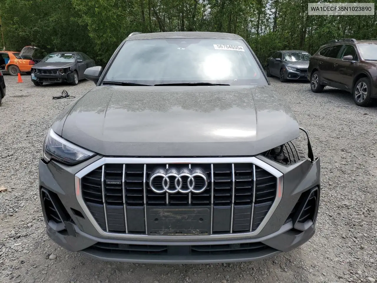 2022 Audi Q3 Premium S Line 45 VIN: WA1DECF35N1023890 Lot: 56764655