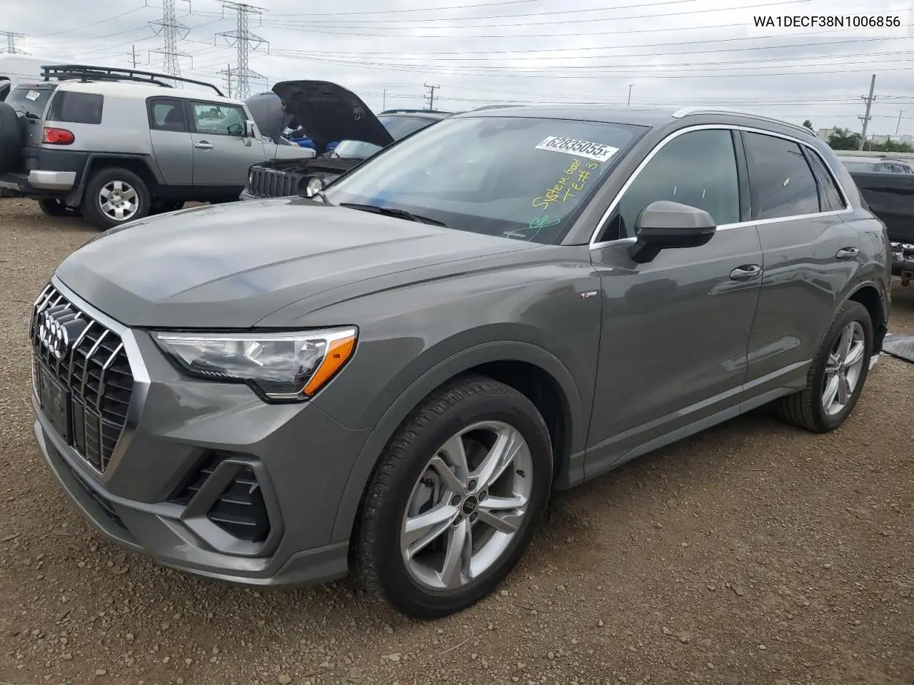 2022 Audi Q3 Premium S Line 45 VIN: WA1DECF38N1006856 Lot: 62835055