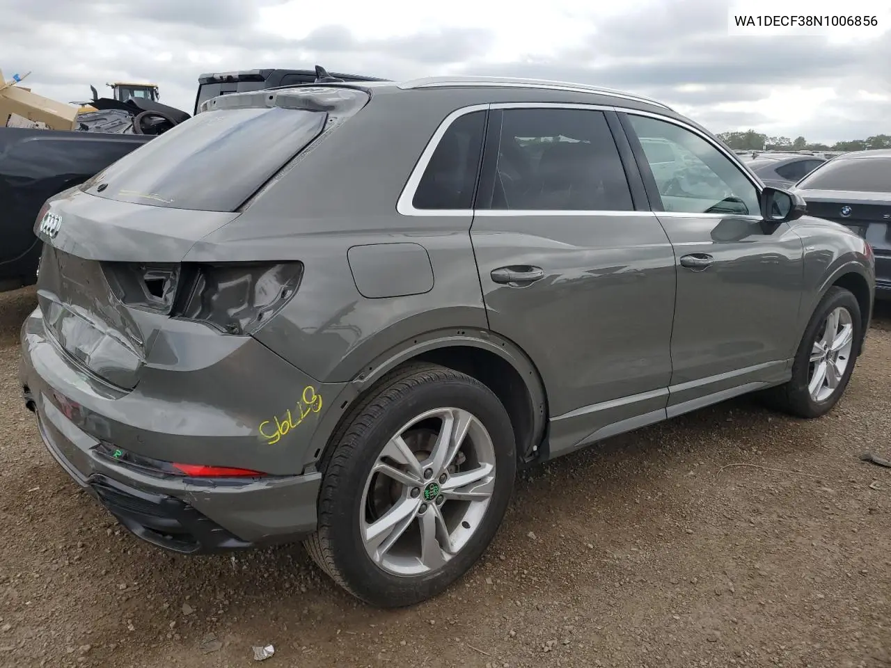 2022 Audi Q3 Premium S Line 45 VIN: WA1DECF38N1006856 Lot: 62835055
