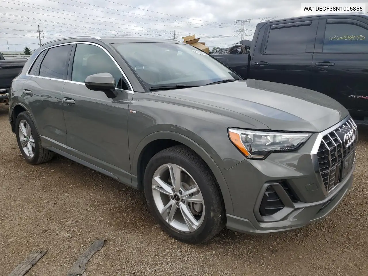 2022 Audi Q3 Premium S Line 45 VIN: WA1DECF38N1006856 Lot: 62835055